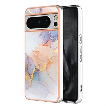 YB IMD Serie-1 Voor Google Pixel 8 Pro Hoesje IMD Zachte TPU Elektroplating Telefoonhoesje