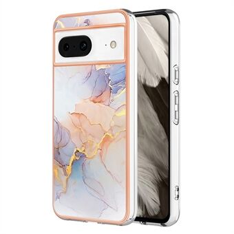 YB IMD-serie-1 voor Google Pixel 8 TPU hoesje IMD-patroon Elektrolytisch verchroomde telefoonhoes