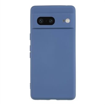Voor Google Pixel 8 hoesje met vezelvoering, rubberen TPU, krasbestendige telefoonhoes achterkant