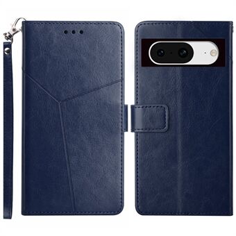 HT01 Voor Google Pixel 8a Hoesje Met Opdruk Portemonnee Functie Telefoon Lederen Cover