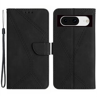 HT05 Voor Google Pixel 8a Hoesje Bedrukt Folio Flip PU Leren Telefoonhoes