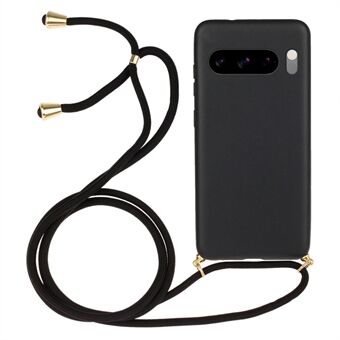 Voor Google Pixel 8 Pro hoesje, mobiele telefoonhoesje van tarwestro+TPU-schelp met koord.