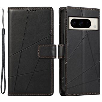 DF-06 Voor Google Pixel 8 Pro Hoesje PU Lederen Portemonnee Bedrukte Telefoonhoes
