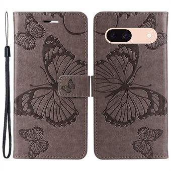 KT Imprinting Flower Series-2 Voor Google Pixel 8a Hoesje Bedrukte Telefoon Leren Hoes
