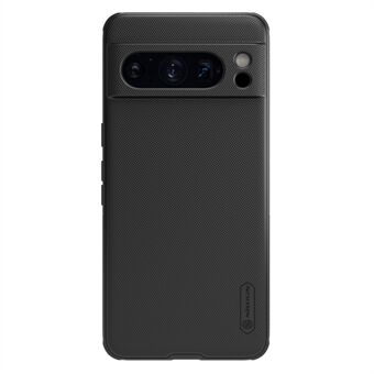 NILLKIN Frosted Shield Pro voor Google Pixel 8 Pro Hoesje PC+TPU Matte Mobiele Telefoonhoes - Zwart