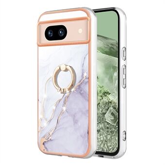 YB IMD-serie 10 voor Google Pixel 8a telefoonhoesjes met anti-val ring kickstand en IMD TPU cover.