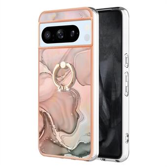 YB IMD Serie-17 Stijl-E Voor Google Pixel 8 Pro Hoesje Marmer Patroon IMD TPU Telefoonhoesje