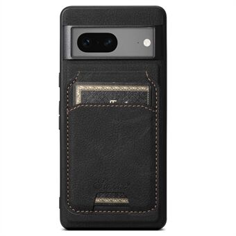 SUTENI H16 Voor Google Pixel 7 5G Telefoonhoesje met Magnetisch Afneembare Kaarthouder Cover