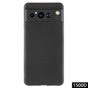 Voor Google Pixel 8 Pro Telefoonhoesje 1500D Grove Textuur Precieze Uitsparingen Zwart Aramidevezel Cover