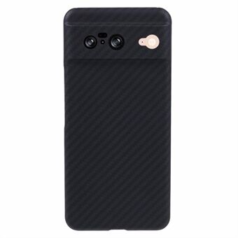 Aramid Fiber Telefoonhoesje voor Google Pixel 8 Case 1500D Grof Textuur Zwart Telefoonhoesje Precieze Lensuitsnede