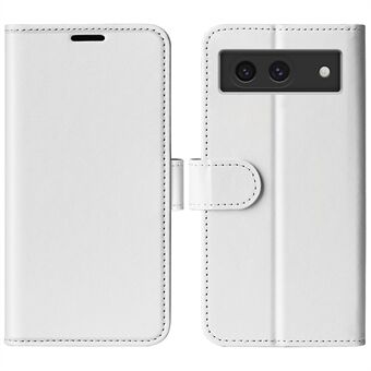 Voor Google Pixel 8a Hoesje Anti-Stof Portemonnee Telefoonhoesje met Crazy Horse Textuur PU Lederen Flip Cover.