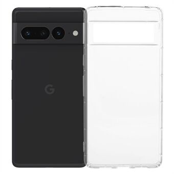 Voor de Google Pixel 7 Pro 5G TPU-hoes Ultra Transparante Anti-kras Telefoonhoes (Groot Achterlensgat)