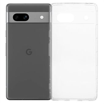 Voor Google Pixel 7a heldere TPU-hoes met Airbag-bescherming, beschermende telefoonhoes (nauwkeurig lensgat)