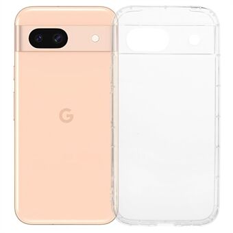 Voor Google Pixel 8a Hoge transparantie TPU telefoonhoesje met Airbag bescherming (Nauwkeurig lens gat)