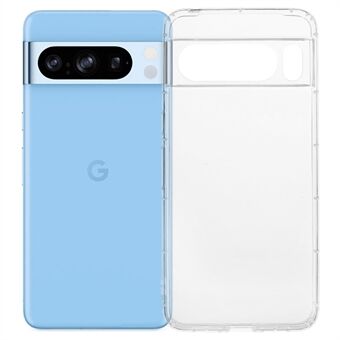 Voor de Google Pixel 8 Pro Clear Case TPU Telefoonhoesje met Airbagbescherming (Precieze Lensopening)