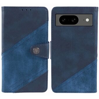 Voor Google Pixel 8 Hoesje, gemaakt van PU-leer, met spatbestendige functie, kaartsleuven en telefoonbescherming.