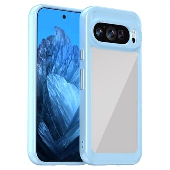 Voor Google Pixel 9 / Pixel 9 Pro heldere hoes met TPU frame en acryl achterkant