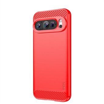 MOFI JK TPU Serie-1 voor Google Pixel 9 TPU Hoesje Dunne Telefoonhoesje Koolstofvezel Textuur