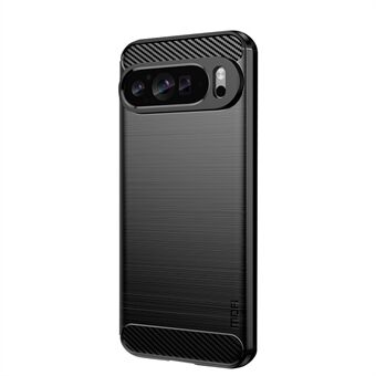 MOFI JK TPU Serie-1 voor Google Pixel 9 Pro Flexibele TPU Telefoonhoesje met koolstofvezel textuur telefoonhoes