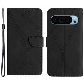 HT05 voor Google Pixel 9 Pro XL Portemonneehoesje van PU-leer met standaard en flip cover