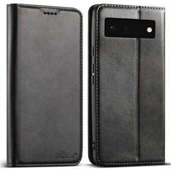 SUTENI voor Google Pixel 6 Pro 5G Telefoonhoesje Stootvaste Portemonnee PU Lederen Flip Cover