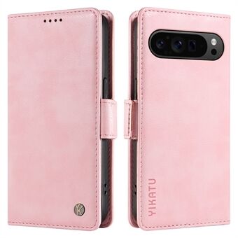 YIKATU YK-007 Voor Google Pixel 9 Pro XL Hoesje Litchi-Textuur PU Leren Telefoonhoesje