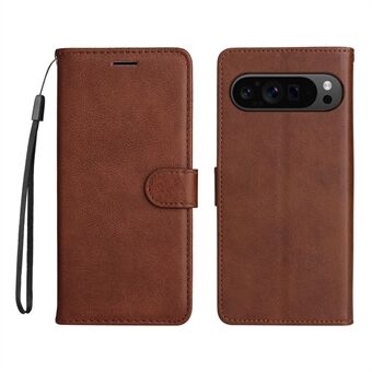 KT Lederen Serie-2 voor Google Pixel 9 Pro XL Telefoonhoesje met Flip Wallet en Effen Kleur