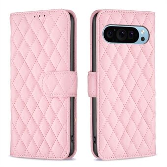 BINFEN COLOR BF Style-14 Voor Google Pixel 9 Pro XL Hoesje PU Lederen Magnetische Schokbestendige Folio Telefoonhoes