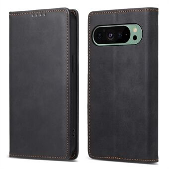DF-05 voor Google Pixel 9 / Pixel 9 Pro Portemonnee Telefoonhoes Anti-Val Leren Flip Cover