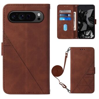 YB Imprinting Serie-2 voor Google Pixel 9 Pro XL Crossbody Case Wallet Business PU Leren Telefoonhoes