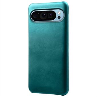 Voor Google Pixel 9 / Pixel 9 Pro hoesjes Dunne pasvorm Kalfstructuur Telefoonhoesje PU leder + PC mobiele telefoonhoes