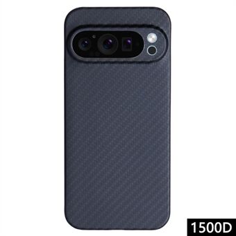 Voor de Google Pixel 9 Case Anti-Scratch Aramide Fiber Telefoonhoesje (Met precieze uitsnede voor de lens) - Zwart