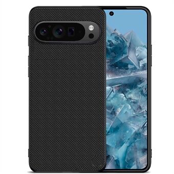 Voor Google Pixel 9 Pro XL Hoesje Nylon Gecoat TPU Dubbellaags Pantser Telefoonhoesje