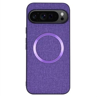 Voor Google Pixel 9 Pro XL hoesje, TPU+Stof valbescherming telefoonhoesje met krachtige magneet.