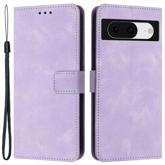 Voor Google Pixel 9 / Pixel 9 Pro Hoesje Magnetische Flip Leren Telefoonhoesje Zachte Touch Met Bandje