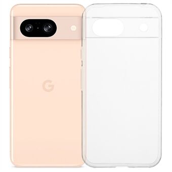 Voor Google Pixel 8a Clear Case Glossy Soft TPU Telefoonbeschermhoesje zonder watermerk