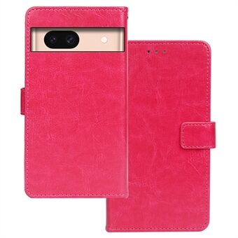 IDEWEI voor Google Pixel 8a hoesje Leren telefoonhoesje Opvouwbare telefoonstandaard