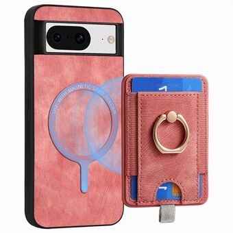 D7 Voor Google Pixel 8 Kickstand Case Magnetische Kaartsleuf Telefoonbeschermer