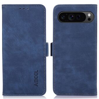 ABEEL voor Google Pixel 9 Pro XL magnetisch telefoonhoesje met zijmagneetsluiting en portemonnee-cover.