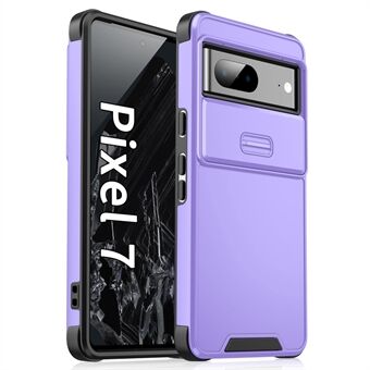 Voor de Google Pixel 7 5G hoesje met schuifcamera, PC+TPU stootbestendige mobiele telefoonhoes.