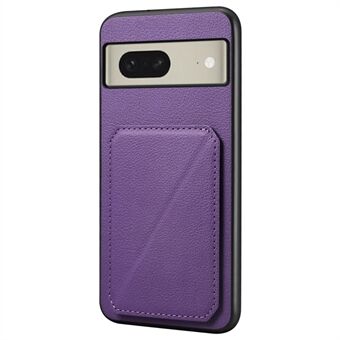 Voor Google Pixel 8 Telefoonhoesje met Kaarthouder, Standfunctie, Leer+PC+TPU Materiaal