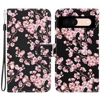 Voor Google Pixel 8a Hoesje Stijlvol Patroon Portemonnee Leren Smartphonehoes