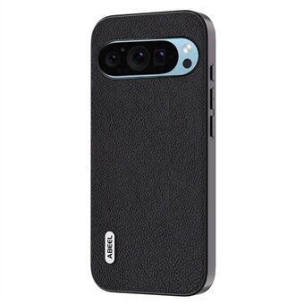ABEEL voor Google Pixel 9 / Pixel 9 Pro hybride hoesje van rundleer Zachte TPU + Harde PC telefoonhoes