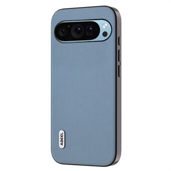 ABEEL Voor Google Pixel 9 / Pixel 9 Pro Telefoonhoesje Met Textuur Lederen Coating PC+TPU Achterkant