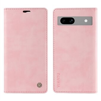 YIKATU YK-006 Voor Google Pixel 7a Hoesje Beschermende Leren Portemonnee Telefoonhoes