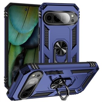 Voor Google Pixel 9 / Pixel 9 Pro Hoesje Krasbestendig PC+TPU Kickstand Telefoonhoesje