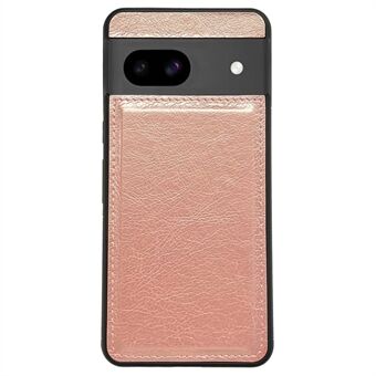 Voor het Google Pixel 8a hoesje, gemaakt van kalfsleer met een textuur en TPU, als beschermende telefoonhoes.