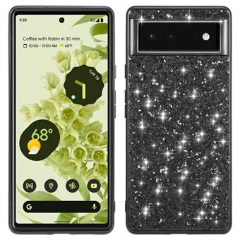 Voor Google Pixel 8a Achterkant Hoesje TPU+PC Pailletten Bling Cover Mobiele Telefoon Accessoire Groothandel