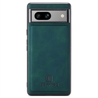 DG.MING voor Google Pixel 8a Hybride Hoesje PU Leer+PC+TPU krasbestendige telefoonhoes