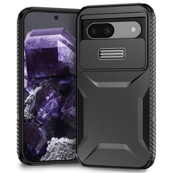 Voor Google Pixel 8a hoesje TPU+PC telefoonhoesje met schuiflensdeksel